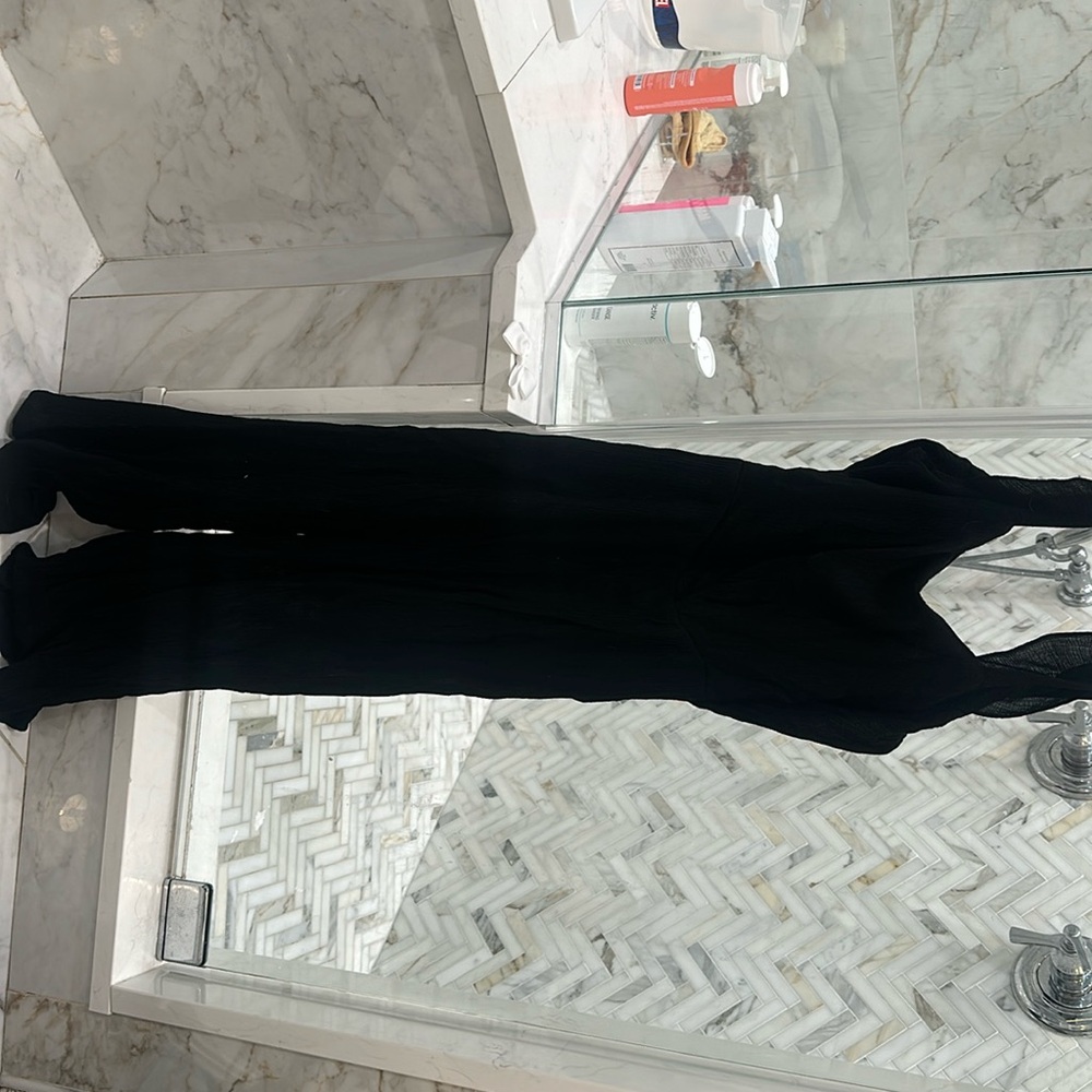 Cute black jumpsuit with cut out back